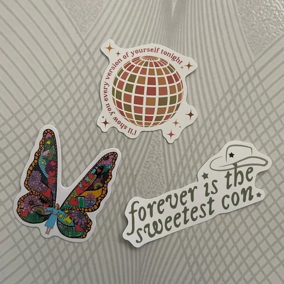 Set Of 3 Taylor Swift Sticker Set - Picture 1 of 1
